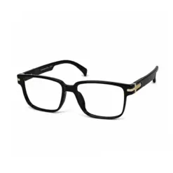Black Classic Flexible Eyeglasses - 30002 7 Black Classic Flexible Eyeglasses