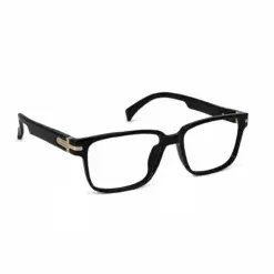 Black Classic Flexible Eyeglasses - 30002 9 Black Classic Flexible Eyeglasses