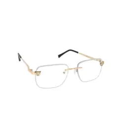 Buy gOLDEN Fancy Rimless Eyeglasses Online