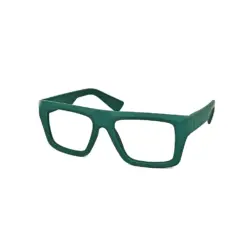 Green Genz Modern Eyeglasses