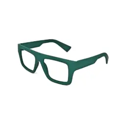 Green Genz Modern Eyeglasses