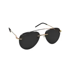 Buy Black Aviator Day Night Sunglasses Online