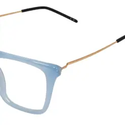 Blue Oversized Turban Eyeglasses - 47005 15 Blue Oversized Turban Eyeglasses