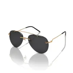 Buy Black Aviator Turban Fit Sunglasses Online