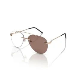 Buy Brown Aviator Day Night Sunglasses Online