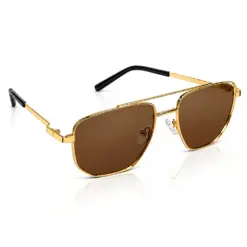 Buy Polarized Brown Turban Fit Sunglasses Online - 4265