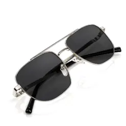 Buy Polarized Silver Black Sunglasses Online