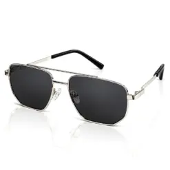 Buy Polarized Silver Black Sunglasses Online
