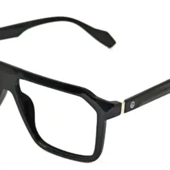 Flexible Black Aviator Eyeglasses - 2170432 9 Flexible Black Aviator Eyeglasses