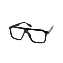 Flexible Black Aviator Eyeglasses