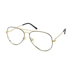 Golden Black Dual Turban Fit Aviator