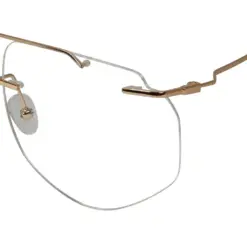 Modern Golden Rimless Eyeglasses For Sikh