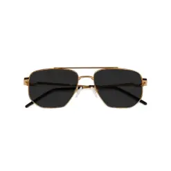 Polarized Black Gold Turban Fit Sunglasses