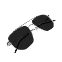Polarized Silver Black Sunglasses - 4265
