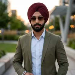 Buy Classic Aviator Brown Dual Turban Fit Sunglasses Online