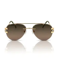 Buy Army Green Turban Fit Aviator Sunglasses Online