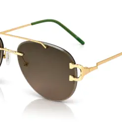 Buy Army Green Turban Fit Aviator Sunglasses Online