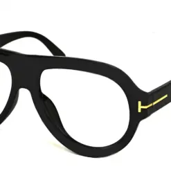 Buy Black Bold Large Aviator Eyeglasses Online