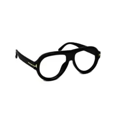 Buy Black Bold Large Aviator Eyeglasses Online