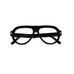 Buy Black Bold Large Aviator Eyeglasses Online
