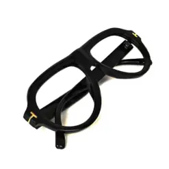 Buy Black Bold Large Aviator Eyeglasses Online