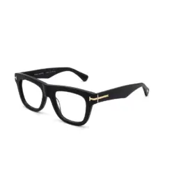 Black Bold Wayfarer Eyeglasses