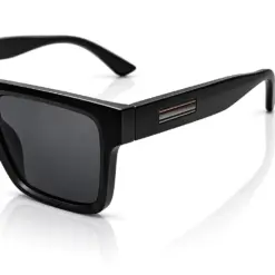 Black Polarized Square Sunglasses - 8490 9 Black Polarized Square Sunglasses