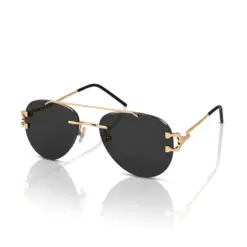Buy Black Turban Fit Aviator Sunglasses Online