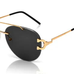 Buy Black Turban Fit Aviator Sunglasses Online