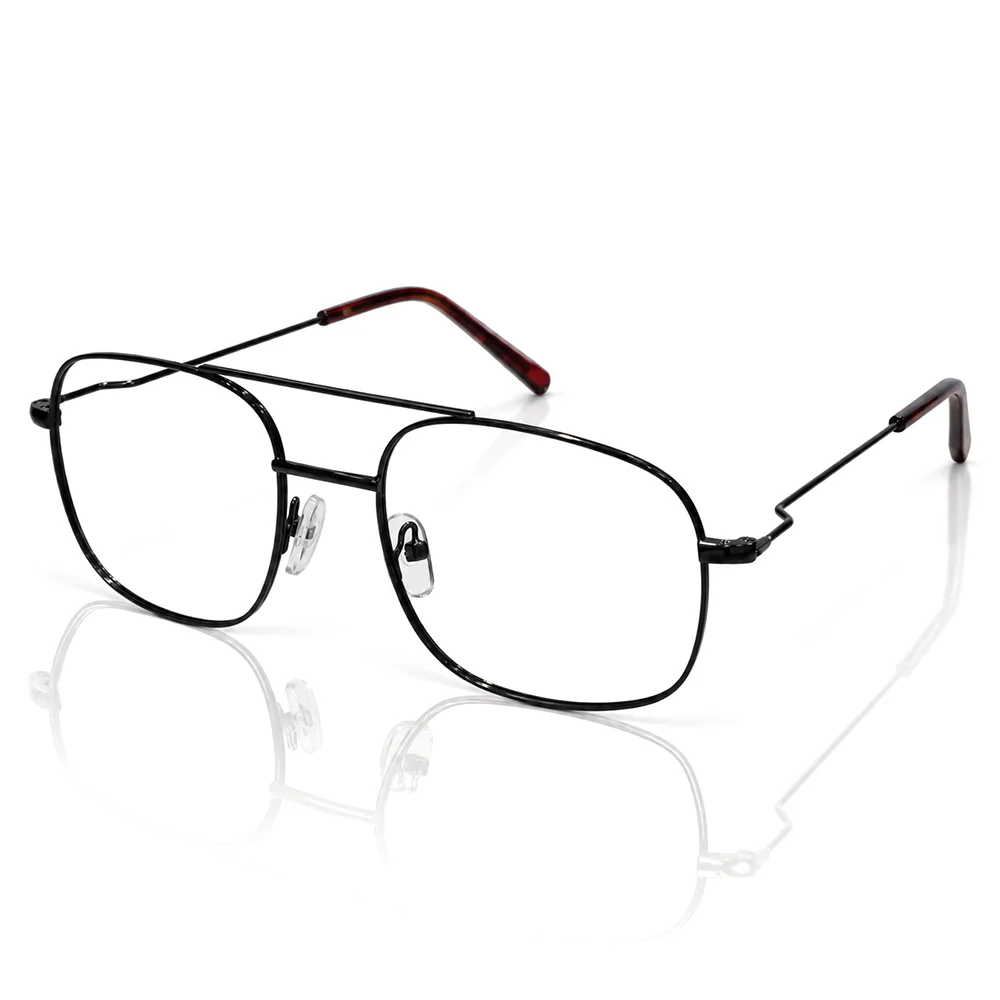 Brown Turban Fit Aviator Eyeglasses - GG373 3 Buy Brown Turban Fit Aviator Eyeglasses Online
