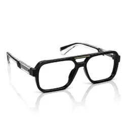 Black Bold Aviator Eyeglasses - 6206 7 Buy Black Bold Aviator Eyeglasses Online