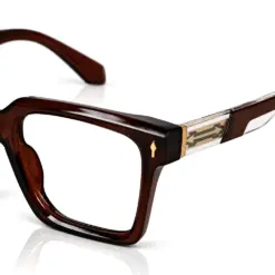 Brown Bold Large Eyeglasses - 6213 12 Buy Brown Bold Large Eyeglasses Online