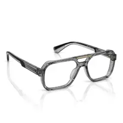 Glass Grey Bold Aviator Eyeglasses - 6206 15 Buy Glass Grey Bold Aviator Eyeglasses Online