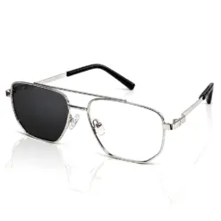 Buy Silver Black Day Night Sunglasses Online