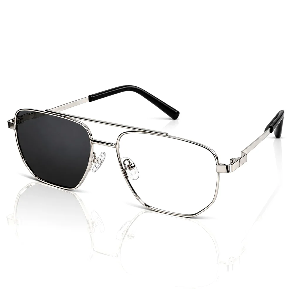 Silver Black Day Night Sunglasses - 4265 1 Buy Silver Black Day Night Sunglasses Online