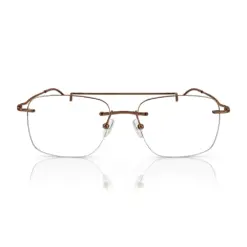 Copper Brown Rimless Turban Eyeglasses - 30038 7 Buy Copper Brown Rimless Turban Eyeglasses Online