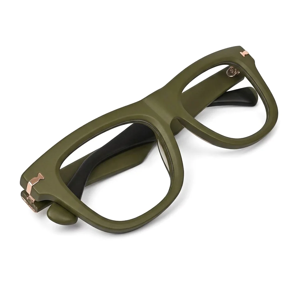 Green Bold Wayfarer Eyeglasses - 59269 6 Buy Green Bold Wayfarer Eyeglasses Online