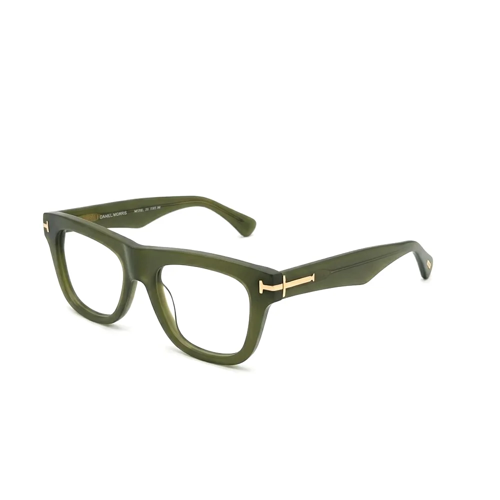 Green Bold Wayfarer Eyeglasses - 59269 3 Buy Green Bold Wayfarer Eyeglasses Online