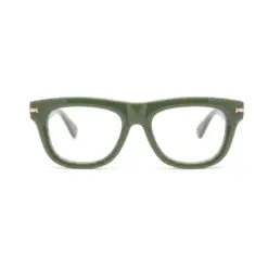 Green Bold Wayfarer Eyeglasses - 59269 9 Buy Green Bold Wayfarer Eyeglasses Online