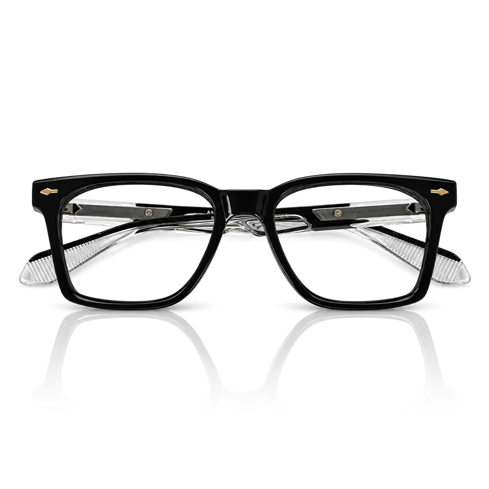 Modern Black Square Eyeglasses - 6204 1 Buy Modern Black Square Eyeglasses Online