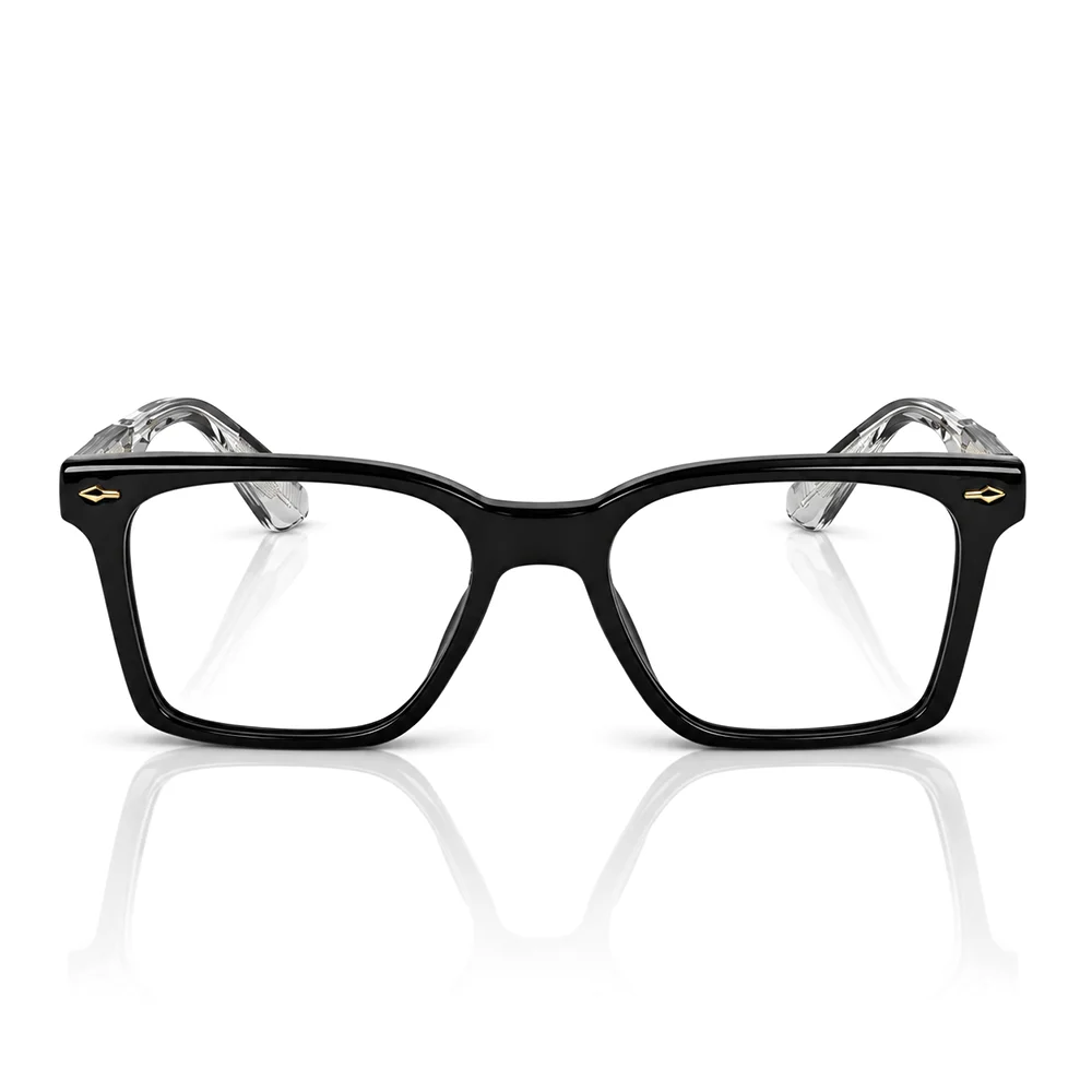 Modern Black Square Eyeglasses - 6204 3 Buy Modern Black Square Eyeglasses Online