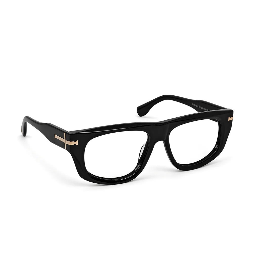 Modern Black Stylish Eyeglasses - 59292 5 Modern Black Stylish Eyeglasses