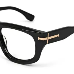 Modern Black Stylish Eyeglasses - 59292 11 Modern Black Stylish Eyeglasses