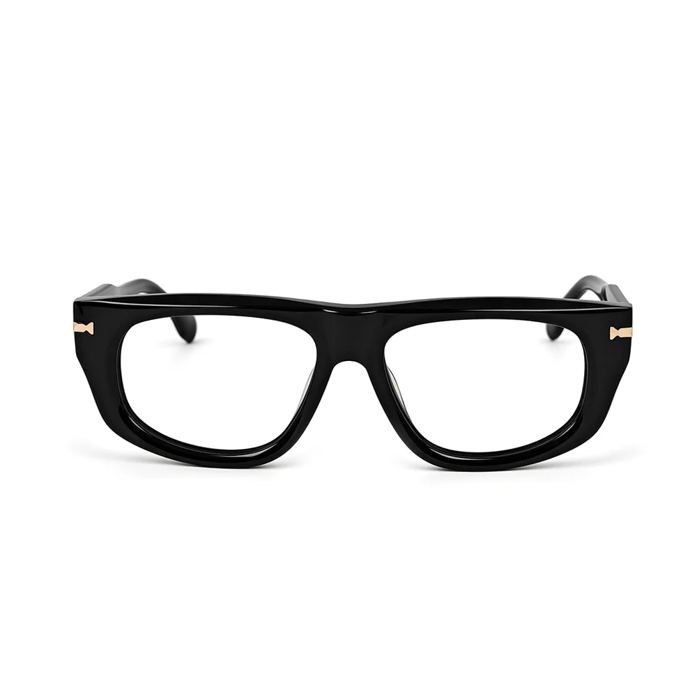 Modern Black Stylish Eyeglasses - 59292 2 Modern Black Stylish Eyeglasses