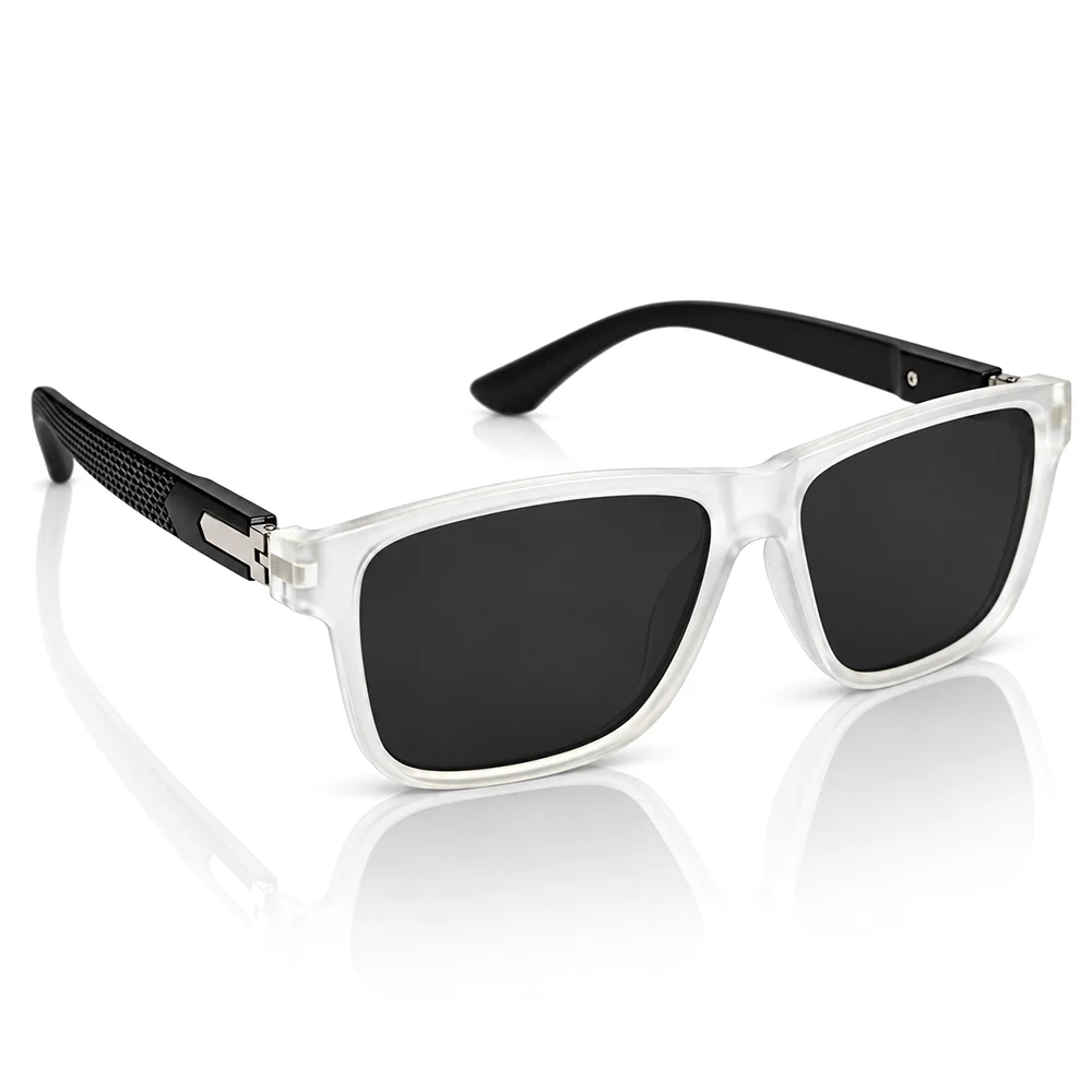 White Wayfarer Polarized Sunglasses - 8518 5 Buy White Wayfarer Polarized Sunglasses Online