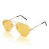 Buy Yellow Turban Fit Aviator Sunglasses Online