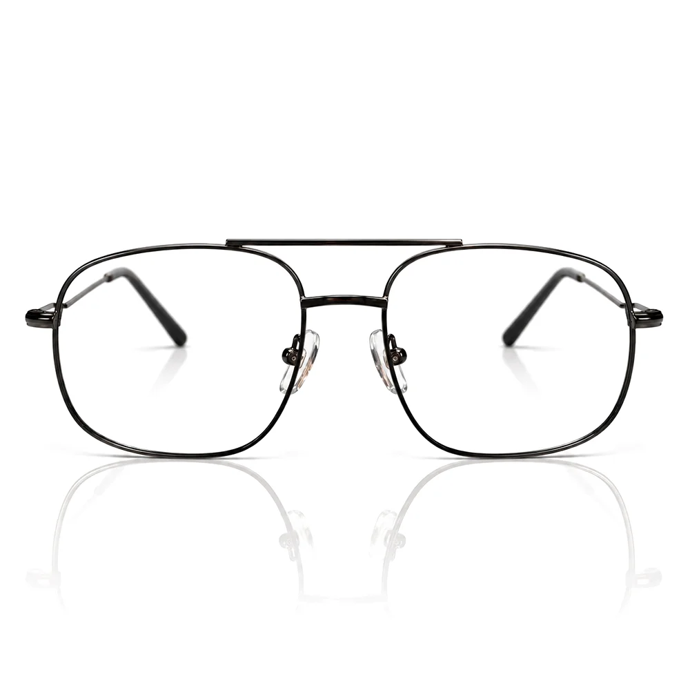 Black Turban Fit Aviator Eyeglasses - GG373 2 Buy Black Turban Fit Aviator Eyeglasses Online