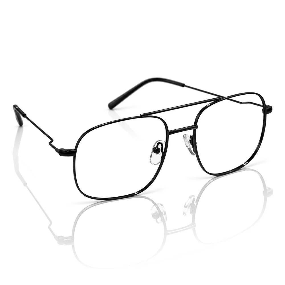 Black Turban Fit Aviator Eyeglasses - GG373 3 Buy Black Turban Fit Aviator Eyeglasses Online