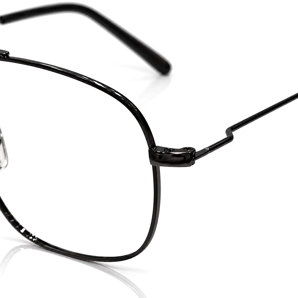 Black Turban Fit Aviator Eyeglasses - GG373 6 Buy Black Turban Fit Aviator Eyeglasses Online