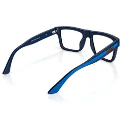 Blue Square Bold Eyeglasses